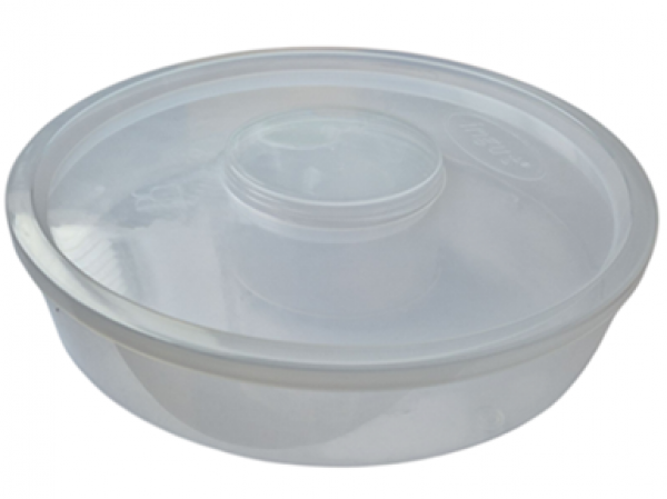 Plastik Futtertrog rund 2 Liter